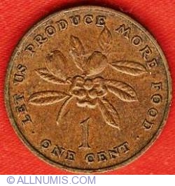 Image #2 of 1 Cent 1973 - FAO