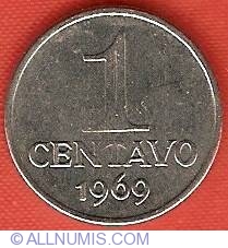 Image #2 of 1 Centavo 1969