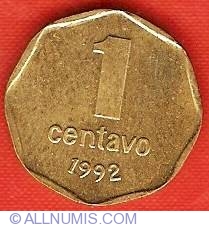 Image #2 of 1 Centavo 1992
