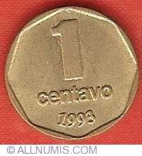 Image #2 of 1 Centavo 1993