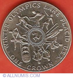Image #2 of 1 Crown 1980 - Winter Olympics Lake Placid