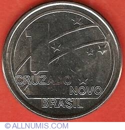 1 Cruzado Novo 1989 - Centennial of the Republic
