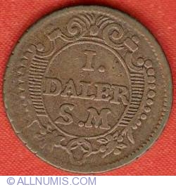 Image #2 of 1 Daler 1718 - Mercur