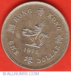 Image #2 of 1 Dollar 1978