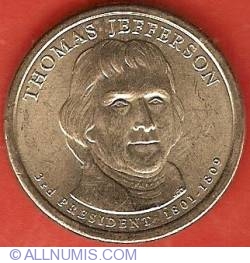 Image #1 of 1 Dollar 2007 D - Thomas Jefferson