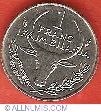 Image #1 of 1 Franc 1993