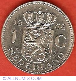 Image #2 of 1 Gulden 1968