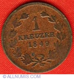 1 Kreuzer 1849