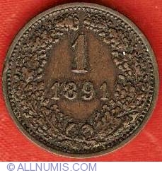 1 Kreuzer 1891