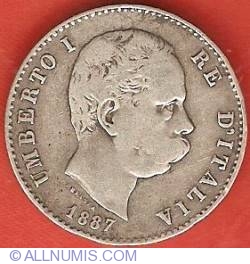 Image #2 of 1 Lira 1887 M
