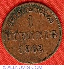 Image #2 of 1 Pfennig 1862