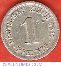 1 Pfennig 1917 D