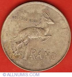 Image #2 of 1 Rand 1966 - Afrikaans legend