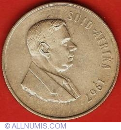 1 Rand 1967 - Afrikaans legend