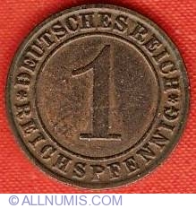 1 Reichspfennig 1927 G