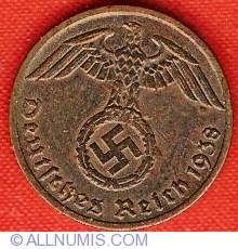 Image #2 of 1 Reichspfennig 1938 A