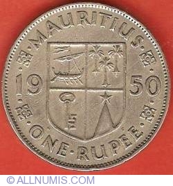 Image #2 of 1 Rupee 1950