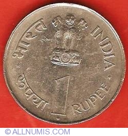 Image #1 of 1 Rupee 1964 (B) - Jawaharlal Nehru