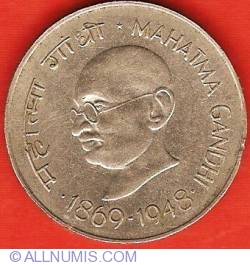 Image #2 of 1 Rupee 1969 (B) - Mahatma Gandhi