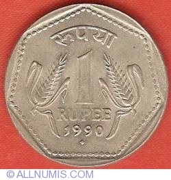Image #2 of 1 Rupee 1990 (B)