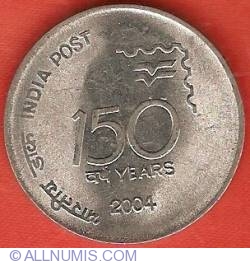 Image #2 of 1 Rupee 2004 (C) - 150 Years India Post
