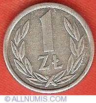 Image #2 of 1 Zloty 1989