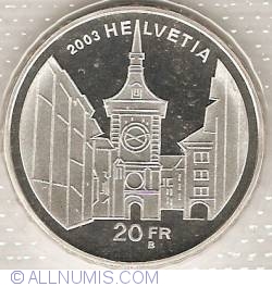 Image #1 of 20 Francs 2003 - Berner Altstadt