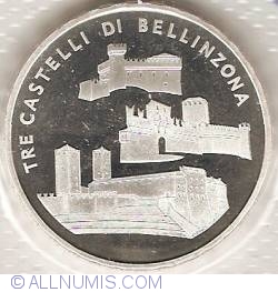 Image #2 of 20 Francs 2004 - Bellinzona Castles