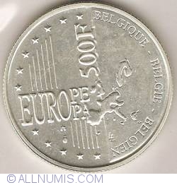 500 Francs 1999 - Archdukes Albert and Elizabeth