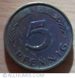 5 Pfennig 1985 G