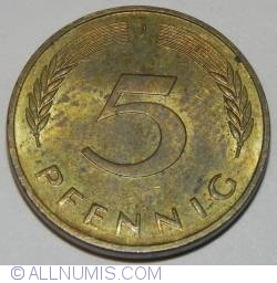 5 Pfennig 1985 J