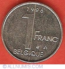 Image #2 of 1 Franc 1996 (Belgique)