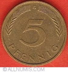 Image #1 of 5 Pfennig 1978 G