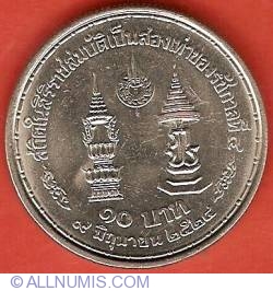 Image #2 of 10 Baht 1981 (BE2524) - King Rama IX