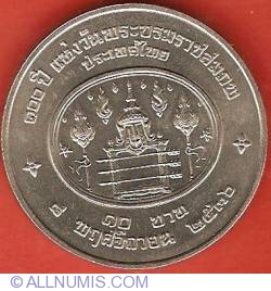 Image #2 of 10 Baht 1993 (BE2536) - Rama VII