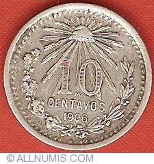 Image #2 of 10 Centavos 1906