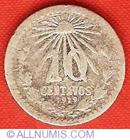 Image #2 of 10 Centavos 1919