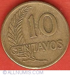 Image #2 of 10 Centavos 1946