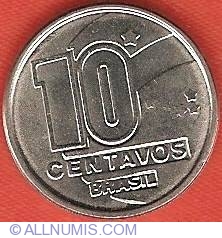Image #1 of 10 Centavos 1989