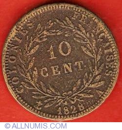 Image #2 of 10 Centimes 1828