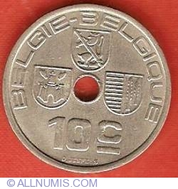 Image #2 of 10 Centimes 1939 (Dutch)