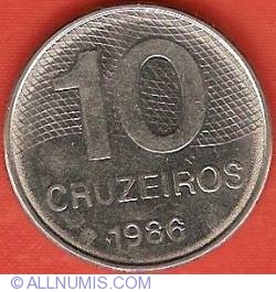10 Cruzeiros 1986