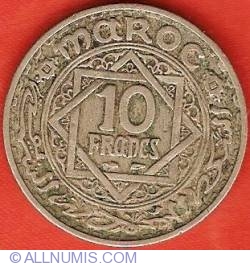 Image #2 of 10 Francs 1947 (AH1366)