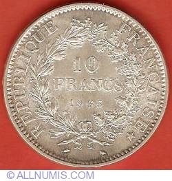 10 Francs 1965