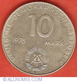 10 Mark 1975 - 20th anniversary of the Warsaw Pact