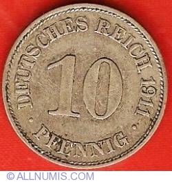 Image #1 of 10 Pfennig 1911 E