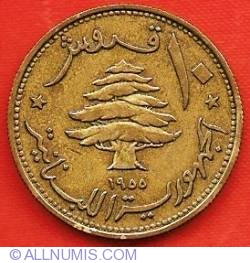 Image #1 of 10 Piastres 1955 - Paris Mint