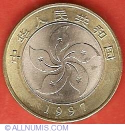 Image #1 of 10 Yuan 1997 - Return of Hong Kong