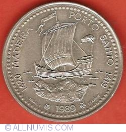 Image #2 of 100 Escudos 1989 - Madeira - Porto Santo