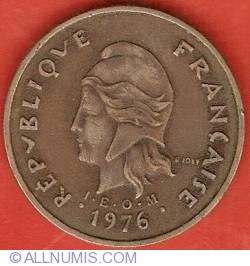 100 Francs 1976